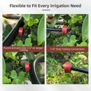 30PCS 1 GPH Pressure Compensating Drip Irrigation Spot Watering Drippers/Emitters, Self-Cleaning Constant Flow Drip Irrigation Emitters Heads Irrigation Drippers Parts for Drip Irrigation System — 6
