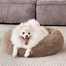 MIXJOY Orthopedic Dog Bed Comfortable Donut Cuddler Round Pet Beds Ultra Soft Washable Dog and Cat Cushion (20''/23''/30'') (23'', Brown) — 7