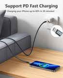USB C to Lightning Cable [Apple MFi Certified] iPhone Charger 3FT, 3 Pack 3