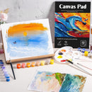 12 Sheets Canvas Paper Pad 9 x 12 in, 350 GSM, Glue Bound | 9”x12” — 5