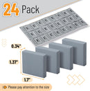 Mr. Pen- Kneaded Erasers, 1.37" x 1.7", 24 Pack, Gray | 24 Pack, 1.7" x 1.37" — 2