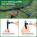 Drip Irrigation System for Garden, 2026-Upgraded Quick Connect Garden Watering Kit All-in-One with 1/2 inch 1/4 inch Irrigation Tubing for Garden, Lawn, Greenhouse, Raised Beds (233FT) — 5