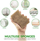 AIRNEX Natural Kitchen Sponges (12 Pack) - Plant-Based Cellulose & Coconut Scrubber Dish Sponges for Kitchen -… — 6