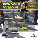 Running Insoles Gel Inserts with Athletic Cushioning(Men's 8-13) — 5