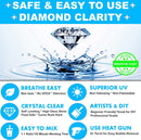 Epoxy Resin Diamond Clarity Art Resin- Original Formula The Artist's Resin for Coating, Resin Art, Geodes, Tabletop,… — 2