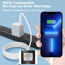 USB C to Lightning Cable for iPhone14/13/12 Fast Charger Cord 6FT+10FT [Apple MFi Certified],2Pack 20W New Braided iPhone Charger Fast Charging Apple Charging Cord for iPhone14 13 12 11 Pro Max 6