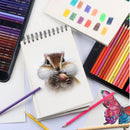 KALOUR 180 Colored Pencil Set for Adults Artists - Rich Pigment Soft Core -12 Metallic Pencil - Ideal for Coloring Drawing Sketching Shading Blending - Vibrant Color（Tin Case） | Multicolor — 4