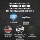 TOUGH-GRID 550 Paracord, 100% Nylon, Made in USA, Type III Mil-Spec 100 ft — 5
