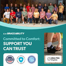 BraceAbility Forefoot Offloading Post-Op Shoe - Non-Weight Bearing Medical Wedge Boot for Diabetic Foot Ulcer, Metatarsal Fracture, Broken Toe, Bunion, Hammer Toe Surgery - Fits Men and Women (M) — 7