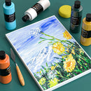 Nicpro 18 Colors Large Bulk Acrylic Paint Set for Artist (8.45 oz, 250 ml) | 8.45 Fl Oz (Pack of 18) — 2