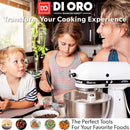 DI ORO Silicone Spatula Set - 600F Heat Resistant, 4-Pc Black — 6