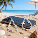 2 Pcs Phone Charm Strap Universal Hand Phone Wrist Strap Camera Lanyard Pearl Beaded Cute Chain String Accessories Universal for iPhone 16 Pro Max Samsung Women Girls Phones Bag Keychain Beach Style photo 5