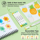 Ohuhu Alcohol Markers Brush& Fine 72 Colors for Adults Coloring Refillable | Brush & Fine — 7