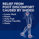 Dr. Scholl's Custom FiT Comfort – Plantar Fasciitis Insoles, Orthotics Shoe Inserts with Arch Support for Men & Women, Suitable for 220+ lbs, Stay on Your Feet All-Day with Optimum Cushioning, CF730 — 4