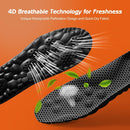 4D Cloud-Soft Comfort Soles for Men - Memory Foam Steppers Insoles with Fresh-Tech Fabric - Arch Support Trim to Fit Insoles for Enhanced Foot Comfort and Fatigue Relief (US M 7.5-10.5) - Black — 4