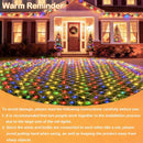 OYCBUZO 300 LED Christmas Net Lights, 14.8ft x 5ft Mesh Lights Outdoor 8 Modes Green Wire, Waterproof Connectable String Lights Plug in for Bushes Xmas Tree Garden Holiday Party Decor - Multicolor — 3