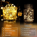 12 Pack Fairy Lights Battery Operated - 7ft 20 Led Twinkle Lights 3 Modes, Bulk Mini String Lights Waterproof for Mason Jars Vases DIY Party Wedding -Warm White & Cold White | Warm White&Cool White — 4