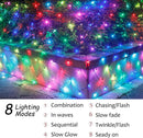 21x5FT Solar Christmas Net Lights Outdoor Waterproof with Remote — 3
