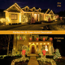JMEXSUSS Net Lights Outdoor Mesh Lights, 200 LED 9.8ft x 6.6ft Christmas Net Light Outdoor Waterproof, Plug in Bush Light for Lawn Ceiling Hedge Garden Patio Christmas Tree Decor(Warm White) — 7