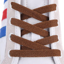 AOMIDI Flat Shoelaces 5/16" | 2 Pair | For Sneakers and Converse Shoelaces — 3