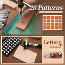 424 Pcs Leather Working Kit Leather Crafting Kits Leathers Tooling Kit — 3