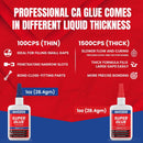 GH1200 57 Grams (2 oz) 100/1500 CPS (Thin/Thick) Super Glue All Purpose with Anti Clog Cap. Ca Glue - Adhesive… — 4
