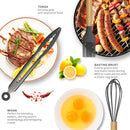 oannao Silicone Cooking Utensils Kitchen Utensil Set - 446°F Heat Resistant Silicone Kitchen Utensils Set,… — 4
