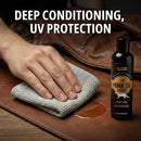 Eagle Mink Oil Liquid Leather Conditioner 8oz with Cloth – Softens, Waterproofs & Preserves Boots, Shoes, Bags, Jackets & Furniture – Natural Leather & Vinyl Conditioner for Long-Lasting Protection — 3