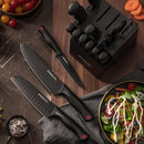 Astercook Knife Set for Kitchen with Block and Sharpener 15pcs German — 6