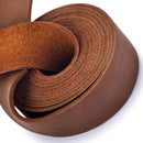 Leather Strap 1 Inches Wide Flat Leather Straps for Crafts, Full Grain Oil Tan Leather Strips for Crafts, Tooling, Belt, Garden Tools (2mm Thick 72 Inches Long Dark Brown) — 1