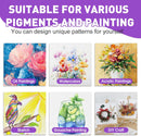 ESRICH 24 Pack 3x3IN Mini Magnetic Canvas Panels, Small Canvases for Painting for Oil, Watercolor, Acrylic Painting & DIY Crafts with 24PCS 3x3IN Square Flat Canvas Boards, 24PCS Soft Magnets | 3 x 3 in (24 Pack) — 7