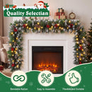 Christmas Garland,Christmas Garland with Lights, Christmas Decoration,9FT/2.7M, for Mantle, Home, Stairs, Fireplace, Porch, Door,Indoor/Outdoor (Green) — 3