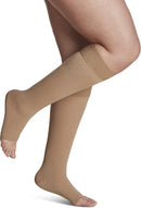 Allegro Women's Sheer Compression Pantyhose 20-30 mmHg Firm Support Hosiery | X-Tall | Fawn — 4