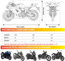 Motorcycle Cover Waterproof for Harley Davidson Street Glide Touring XXXL Orange — 3