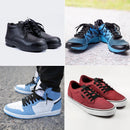Auihiay 24 Pairs Flat Colored Shoelaces Shoestrings for Sneakers Skate Shoes Sport Shoes Boots | Black — 4
