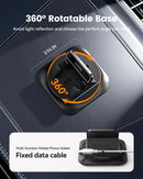 360 Degree Rotation Dashboard Phone Holder for Car, Anti-Slip Grips & One-Hand Operation Car Cell Phone Mount with Adjustable Spring Clip, Compatible with iPhone Samsung All Smartphones photo 5