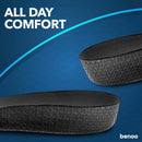 benoo Heel Lifts (+1") Half Shoe Lift Insert (Mens 10-11.5) — 8