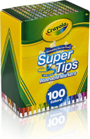 Crayola Super Tips Marker Set (100ct), Fine Point Washable Markers, Teacher Must Haves, Back to School Supplies for Kids & Adults, Art Supplies, Ages 3+ | 1 Count (Pack of 1) — 4