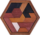 Hexagon Wooden Puzzle Toy - Brain Teasers - Brain Teaser Puzzles for Adults and Kids — 1