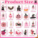 MARFOREVER 40 Pcs/20 Pairs Pink Halloween Charms for Jewelry Making — 2