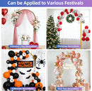 Hemmotop 6.6ft Arch Backdrop Stand Gold — 7