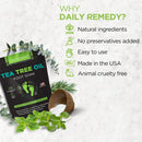 Tea Tree Oil Foot Soak with Epsom Salt - Made in USA - for Toenail irritations, Athletes Foot, Stubborn Foot Odor Scent, Softens Calluses & Soothes Sore Tired Feet - 16 Ounce — 7