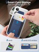 TopMade for MagSafe Wallet with Stand, 9 Cards Holder, Privacy Flap Cover photo 3