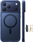 TORRAS Magnetic Shockproof for iPhone 17 Pro Case, Blue, Camera Control — 1