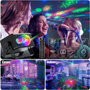 Party Lights, DJ Disco Light Disco Ball Light Sound Activated Strobe Stage Lights for Parties Birthday Christmas Gift Wedding Karaoke Bar Club Pub Dance Home Living Room Halloween Decorations | Charcoal — 6