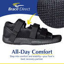 Brace Direct Post Op Shoe for Broken Toe, Stress Fracture & Surgery L3260 - Womens — 7