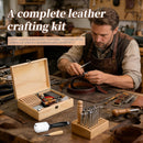 424 Pcs Leather Working Kit Leather Crafting Kits Leathers Tooling Kit — 6