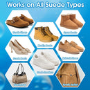 Suede Shoe Cleaner, Suede & Nubuck Cleaner Removes Dirt and Stains, No-Rinse Foam Suede Cleaner Kit for Suede, Nubuck — 5
