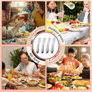 Butter Knives 4 Pieces Stainless Steel Cheese Butter Spreader Knife Set for Cold Butter, Cream Cheese, Jam, Pastry,… — 6