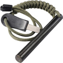 4" Survival Ferro Rod Drilled Flint Fire Starter and Striker Kit — 1
